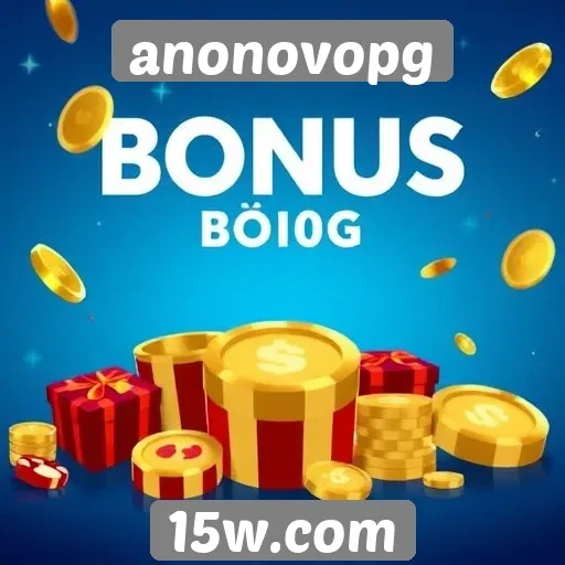 os melhores bônus disponíveis em anonovopg