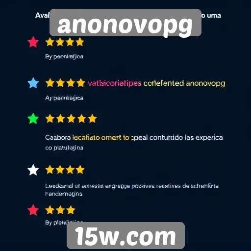 avaliações de usuários revelam satisfação com anonovopg